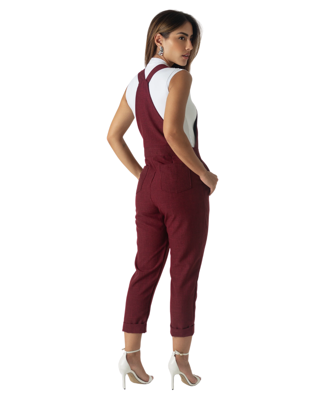 Calças de Corte Reto e Ajuste Folgado