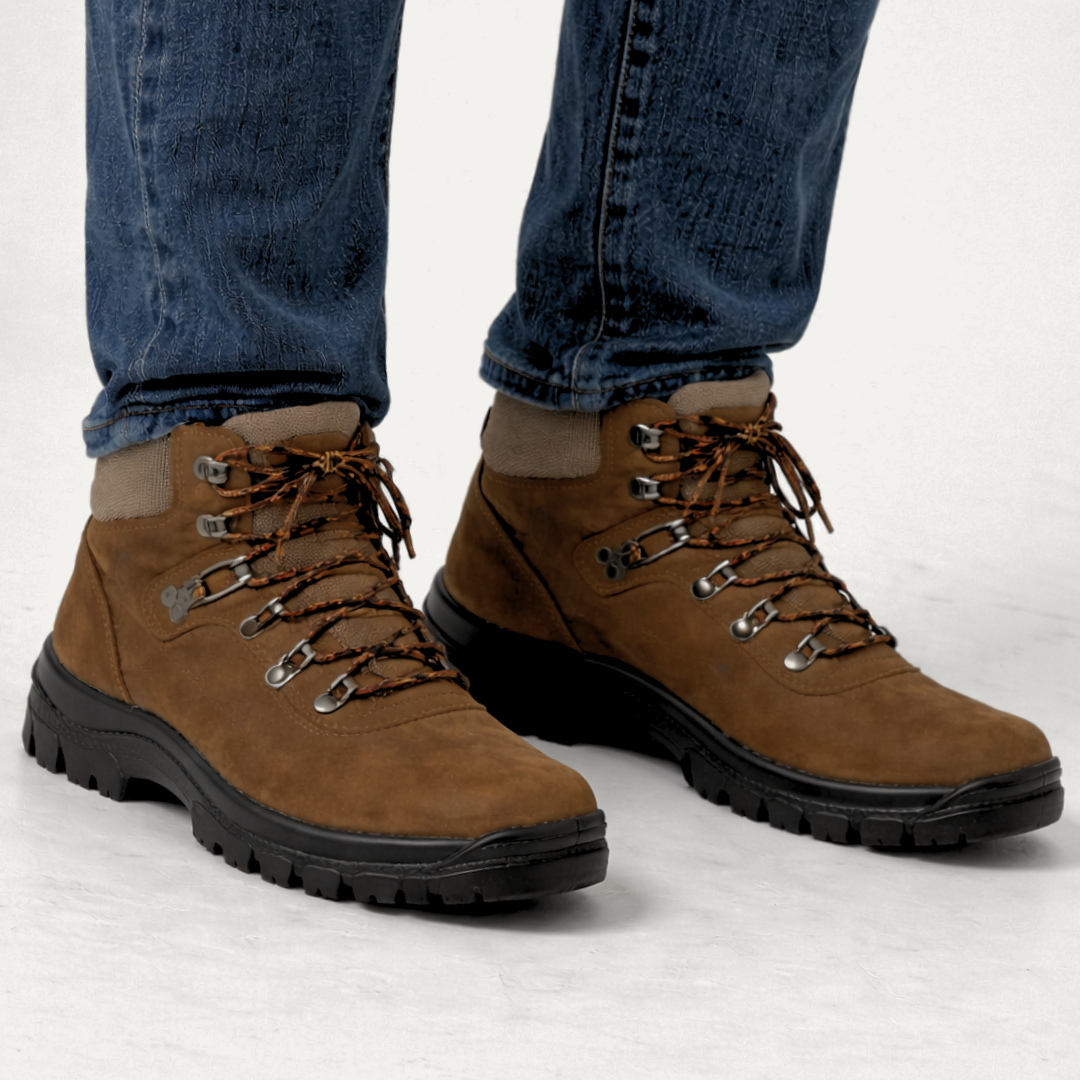 Botas Premium de couro para homem