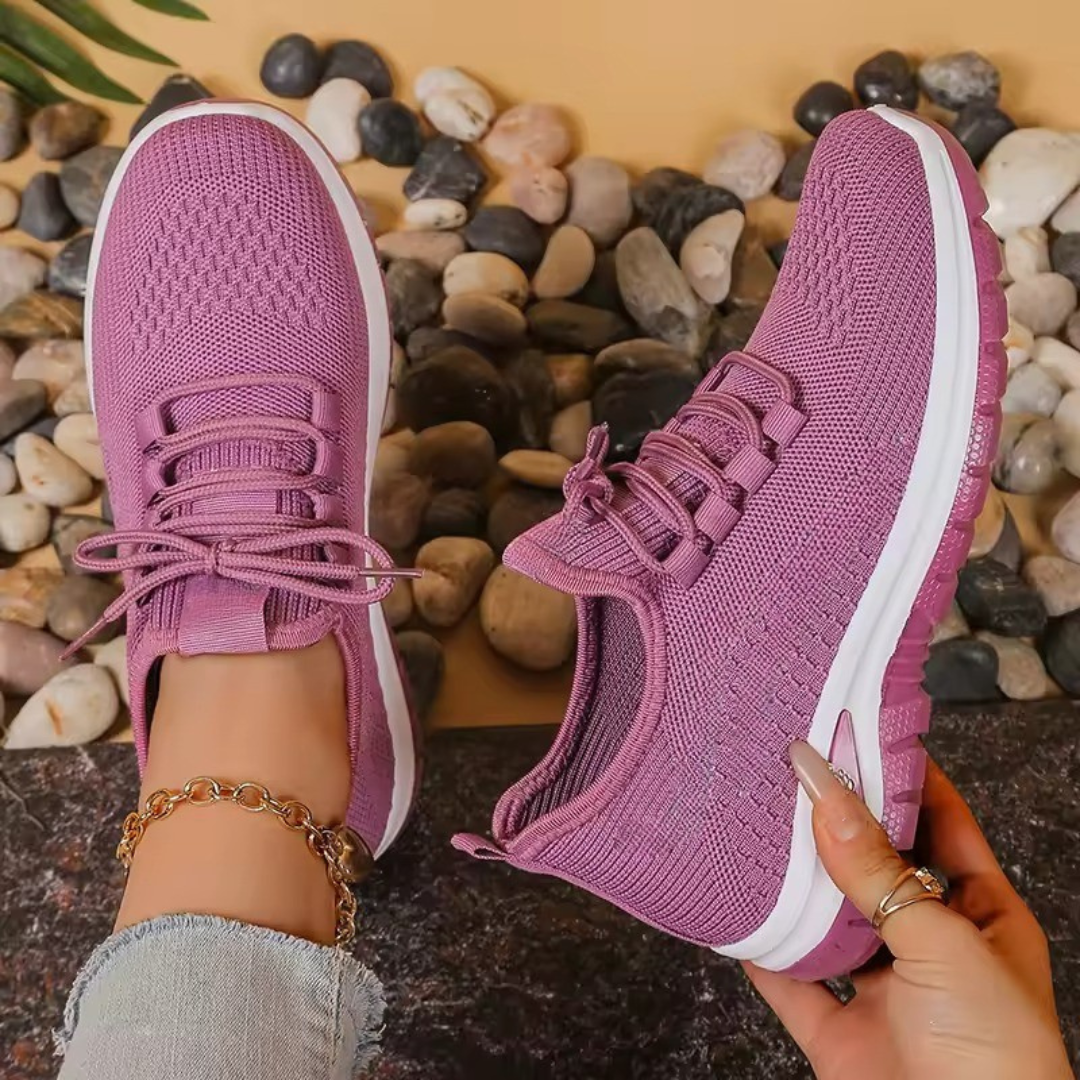 Ténis ergonómicos leves e respiráveis para mulheres