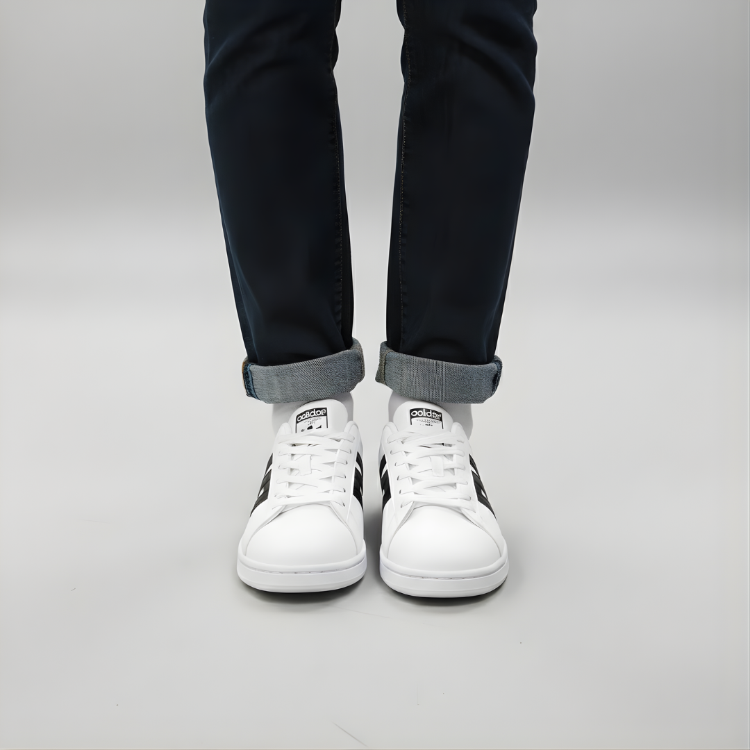 Calçado urbano com estética clássica para homem