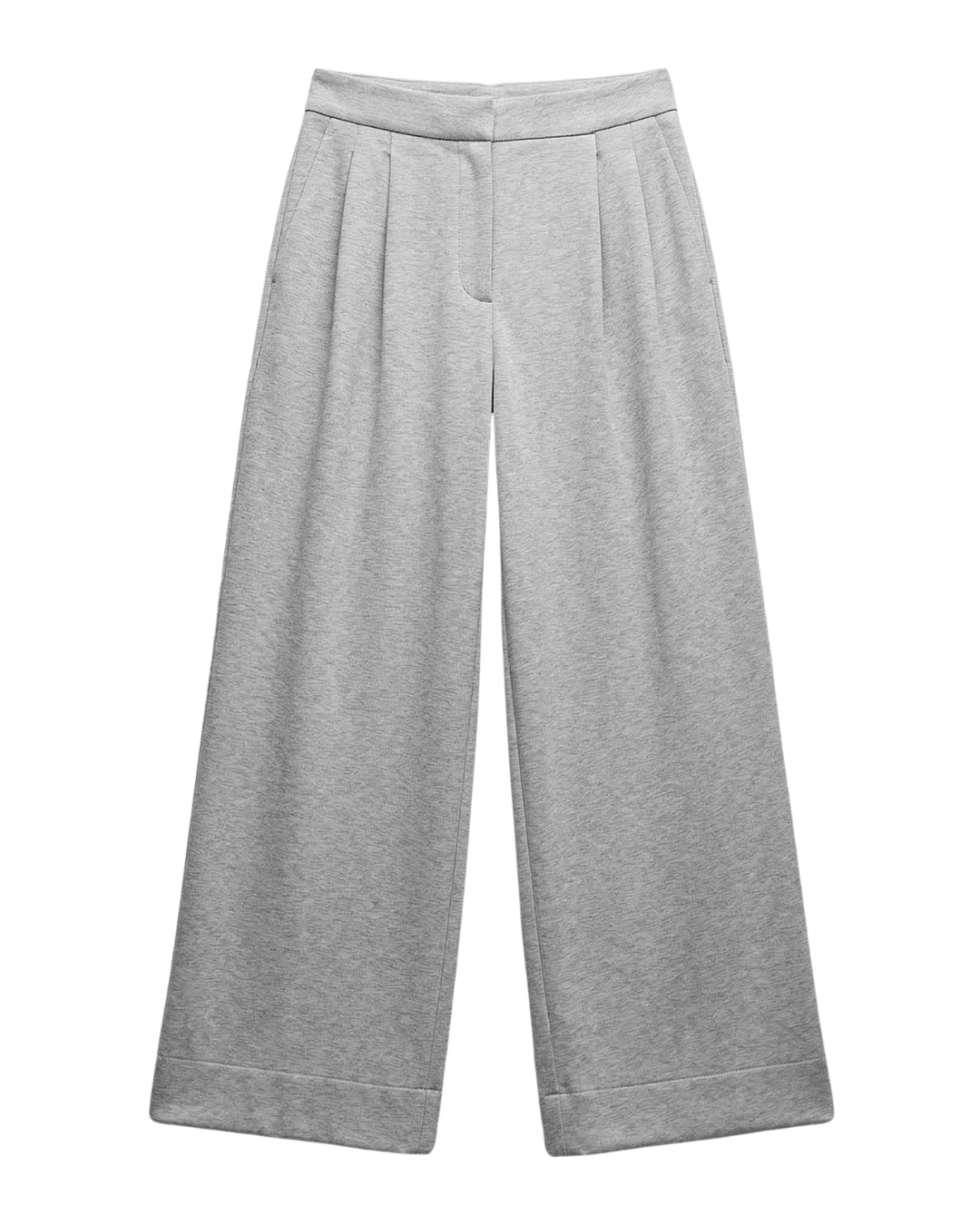 Calças Fluidas de Estilo Casual para Mulher