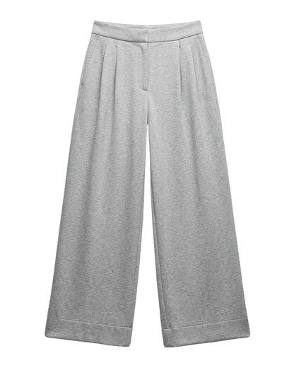 Calças Fluidas de Estilo Casual para Mulher