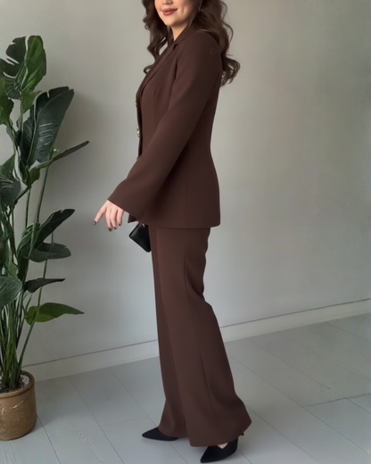 Conjunto de casaco e leggings para mulher 