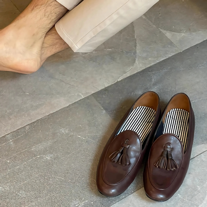 Mocassins clássicos para homem com um toque contemporâneo 