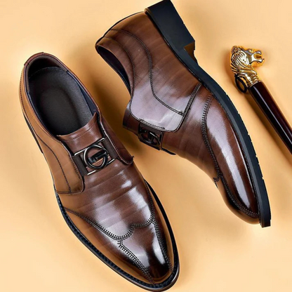 Sapatos Formais de Couro Genuíno de Alta Qualidade