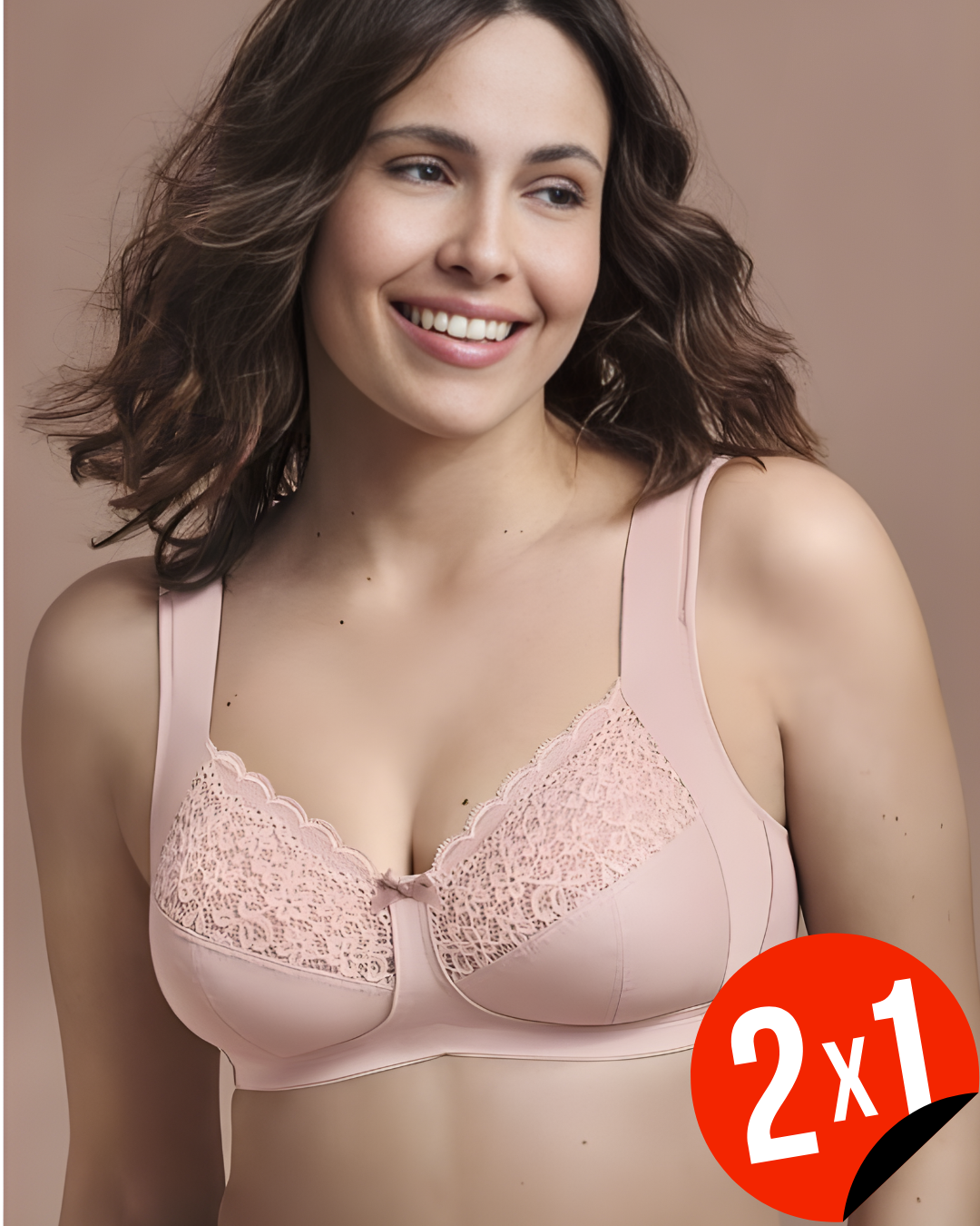 Soutien sem aro com alças ajustáveis (OFERTA 2X1)