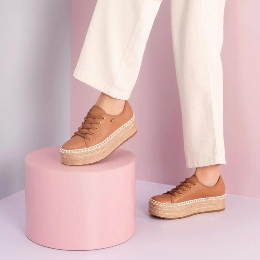 Mocassins com plataforma