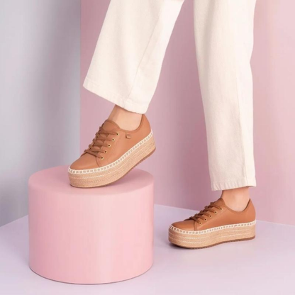 Mocassins com plataforma