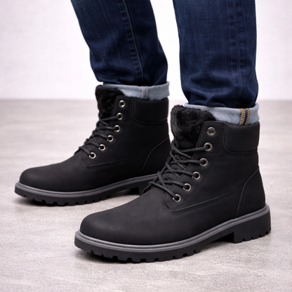 Botas de inverno com forro térmico para homem 