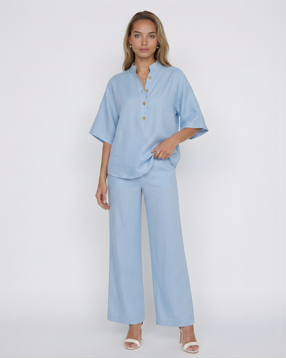 Conjunto de linho duas peças