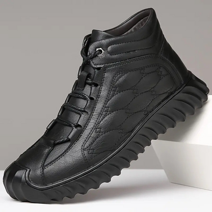 Botas polares de couro para homem