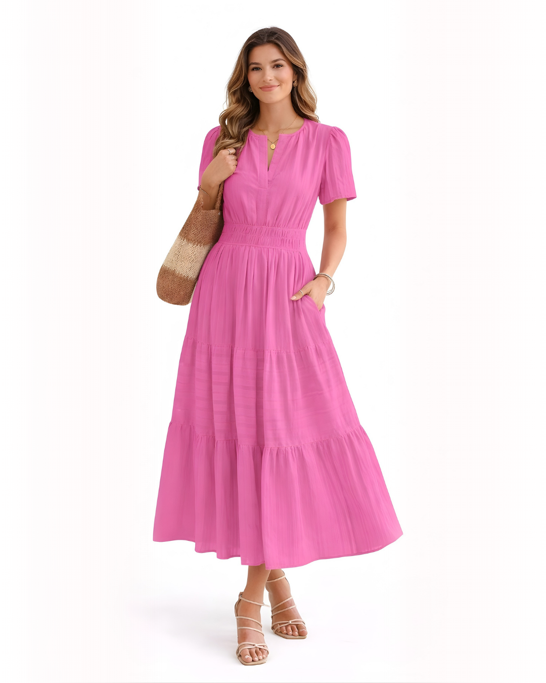 Vestido Marbella Leveza Atemporal e Conforto Elástico