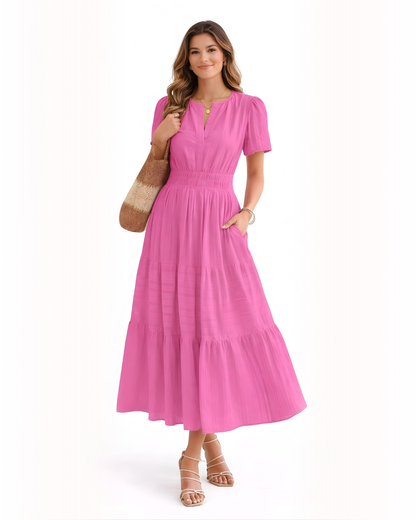 Vestido Marbella Leveza Atemporal e Conforto Elástico