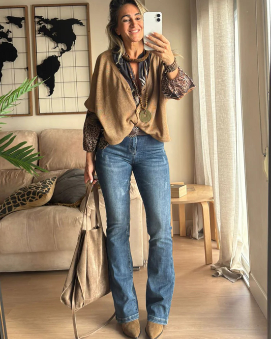 Calças justas casuais para mulher