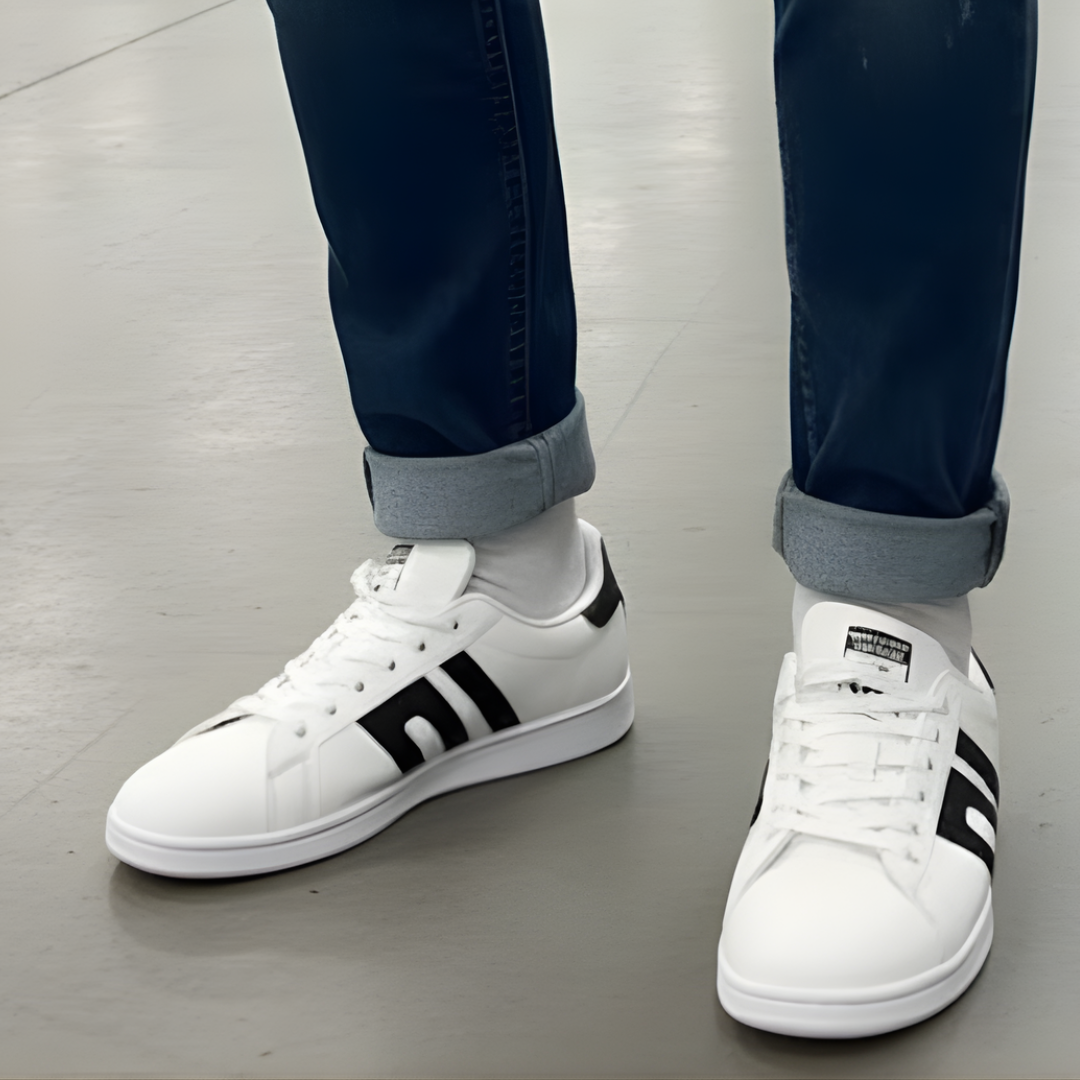 Calçado urbano com estética clássica para homem 