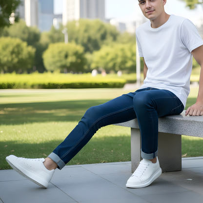 Calçado desportivo minimalista de estilo urbano para uso doméstico. 