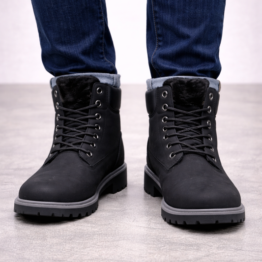 Botas de inverno com forro térmico para homem 