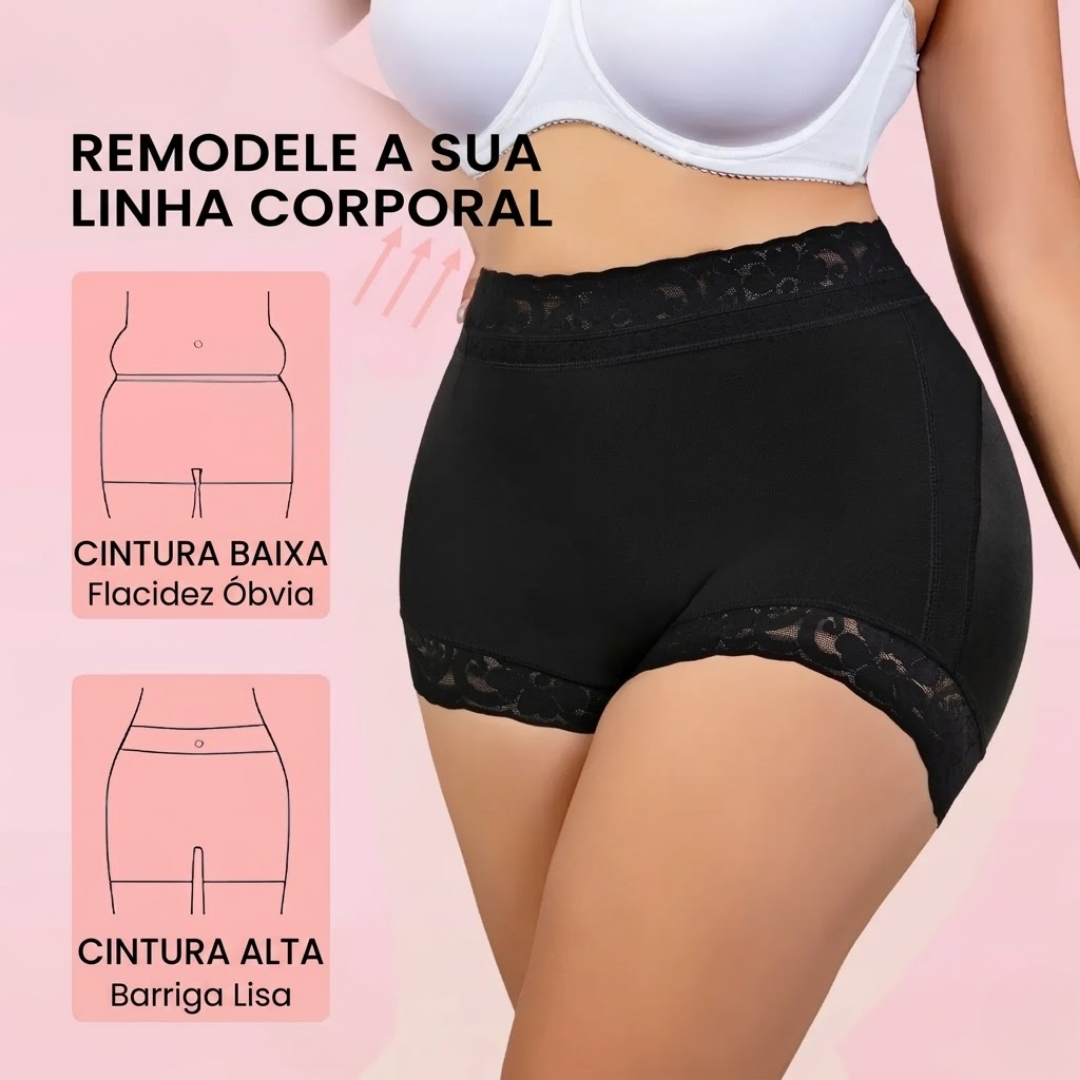 Cueca Modeladora de Cintura Subida