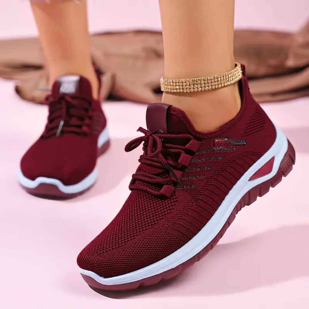 Ténis ergonómicos leves e respiráveis ​​para mulheres 