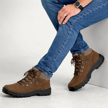 Botas Premium de couro para homem