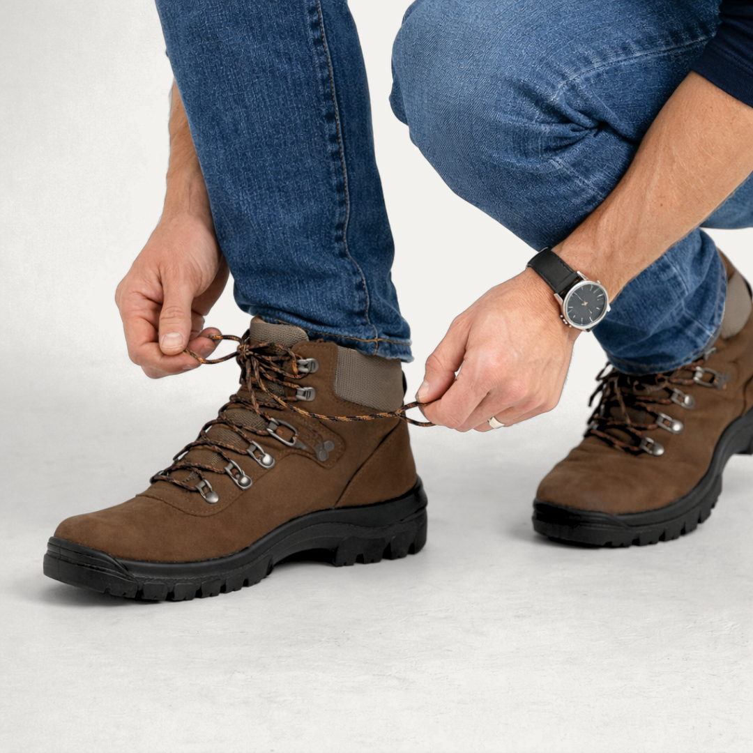 Botas Premium de couro para homem