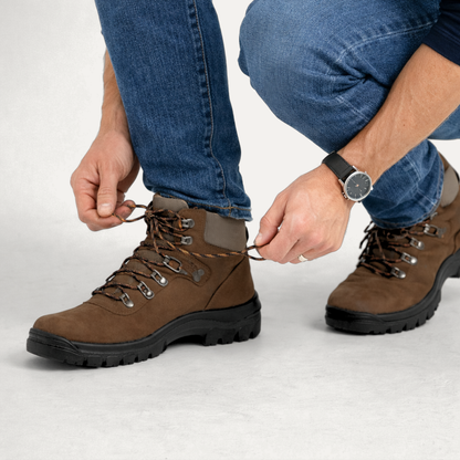 Botas Premium de couro para homem
