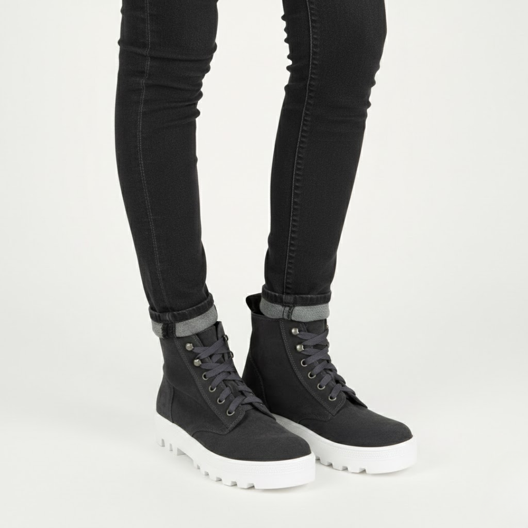 Bota casual com estilo intemporal e confortável para mulher