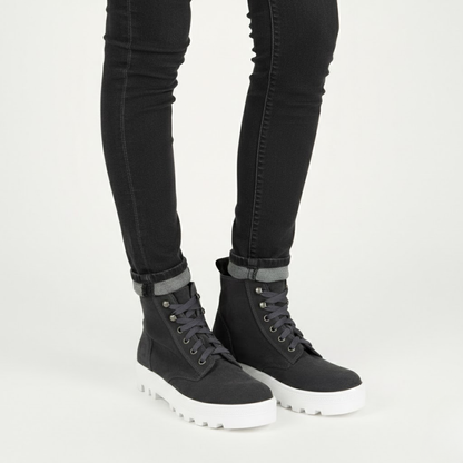 Bota casual com estilo intemporal e confortável para mulher