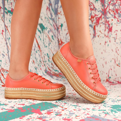 Mocassins com plataforma