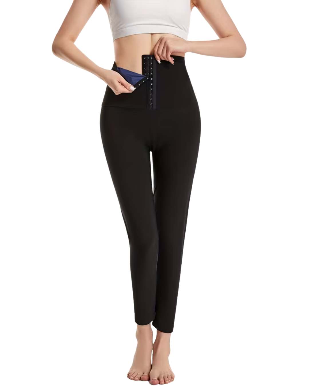 Calças com Efeito Modelador e Controlo de Abdominal