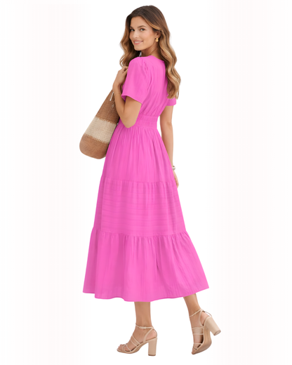 Vestido Marbella Leveza Atemporal e Conforto Elástico