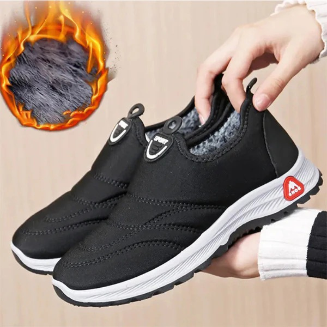 Botas de inverno com forro de pelúcia 