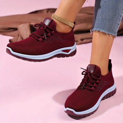 Ténis ergonómicos leves e respiráveis ​​para mulheres 
