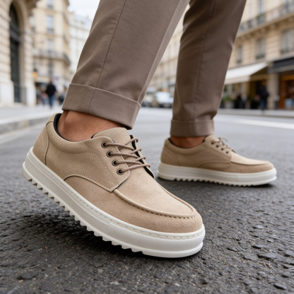 Sapatos Casuais de Camurça