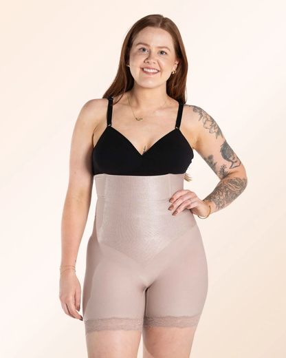 Short Modelador de Cintura Alta com Renda