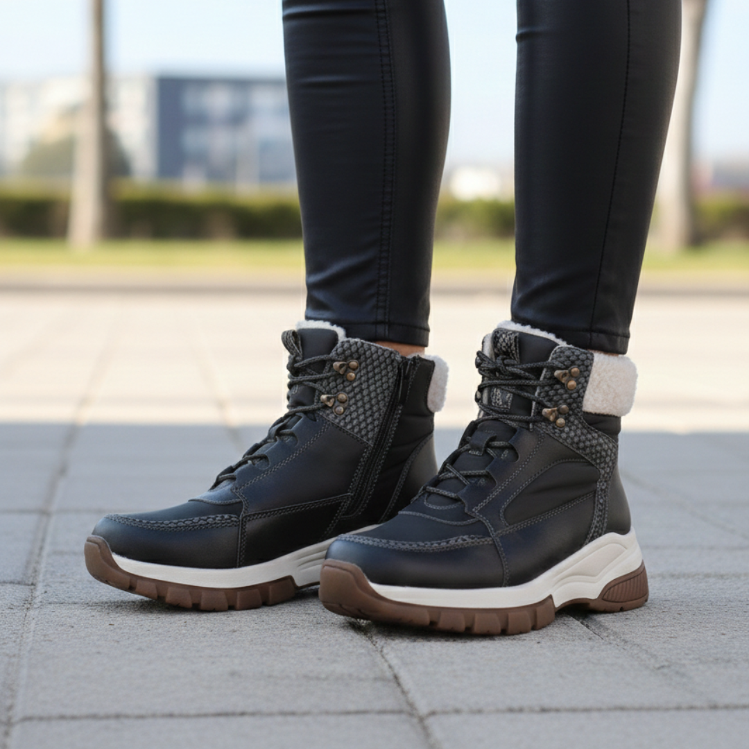 Botas de inverno com forro térmico 