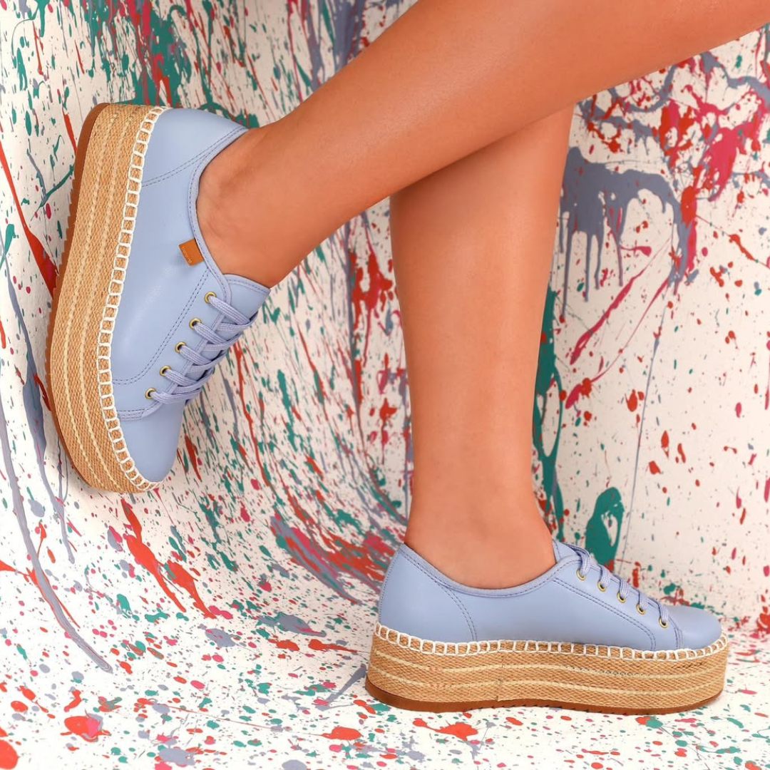 Mocassins com plataforma