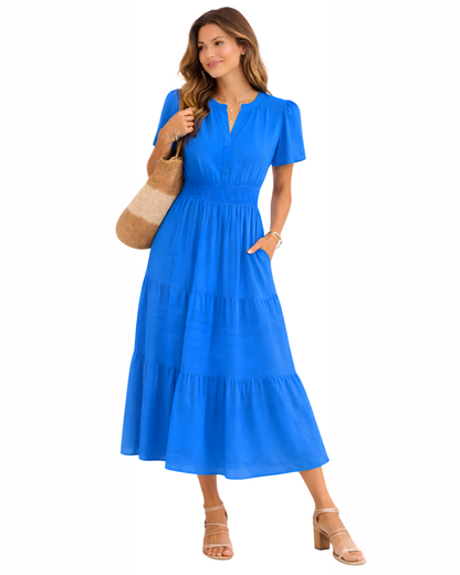 Vestido Marbella Leveza Atemporal e Conforto Elástico