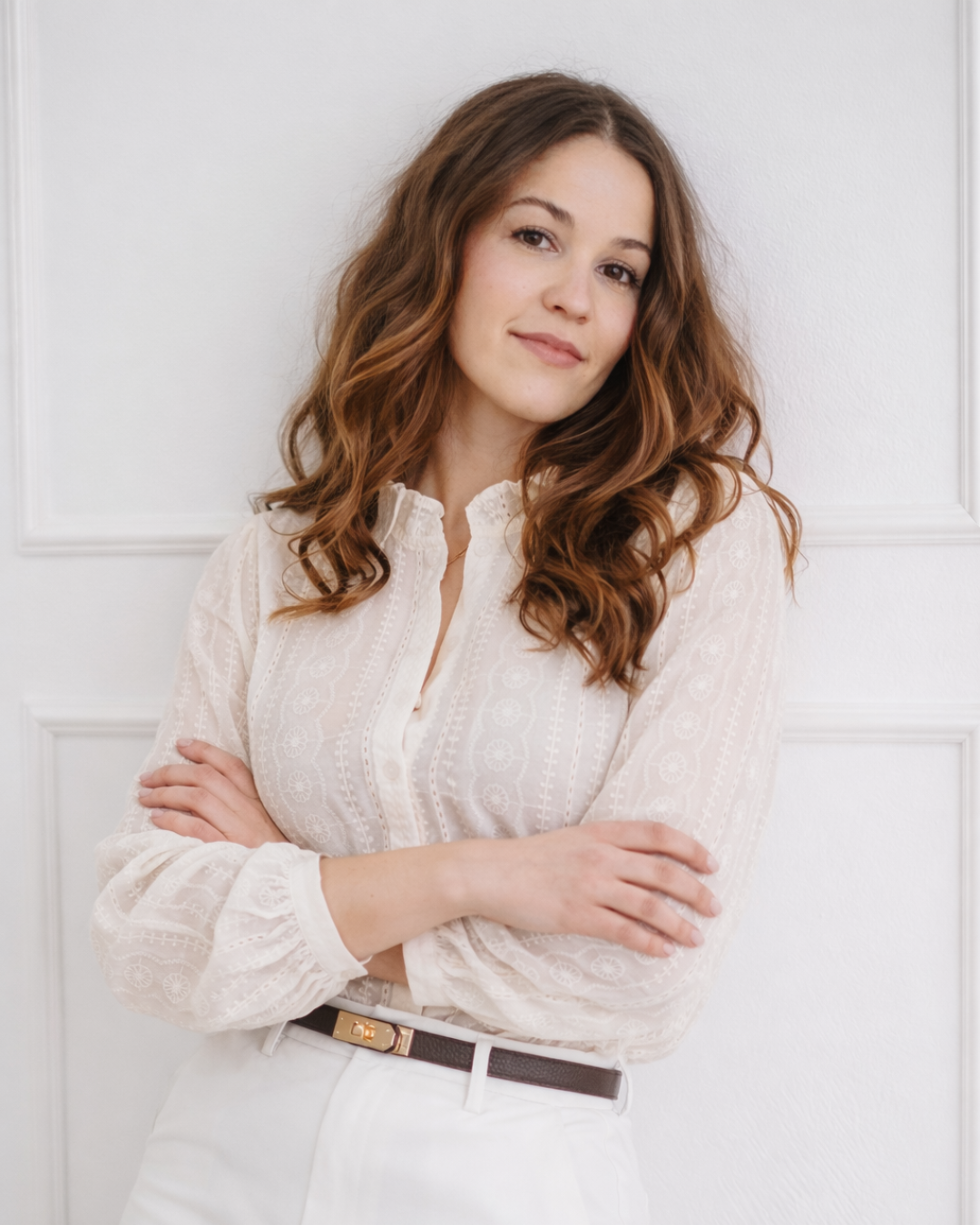 Blusa de Design Romântico para Mulher