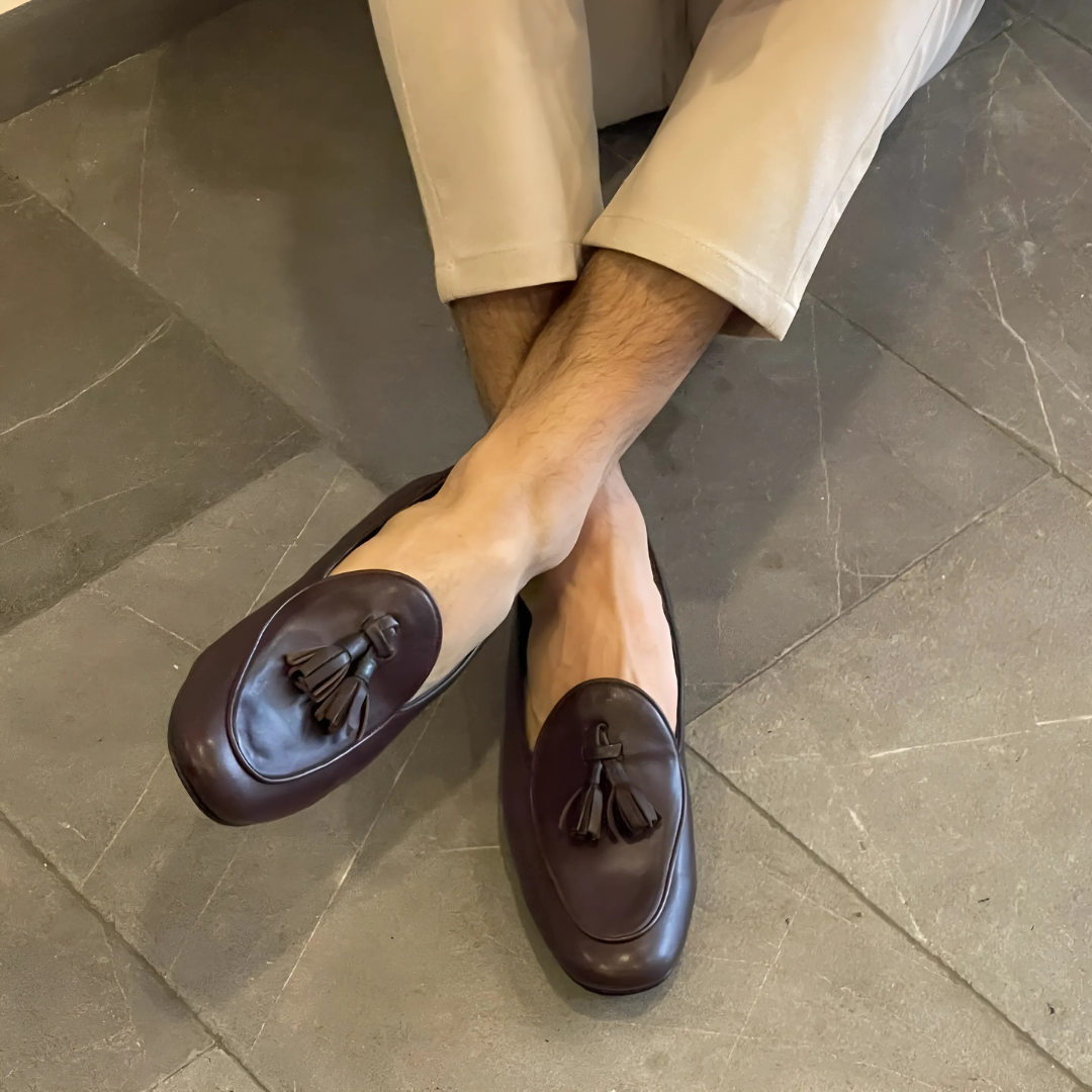 Mocassins clássicos para homem com um toque contemporâneo 