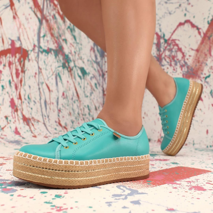 Mocassins com plataforma