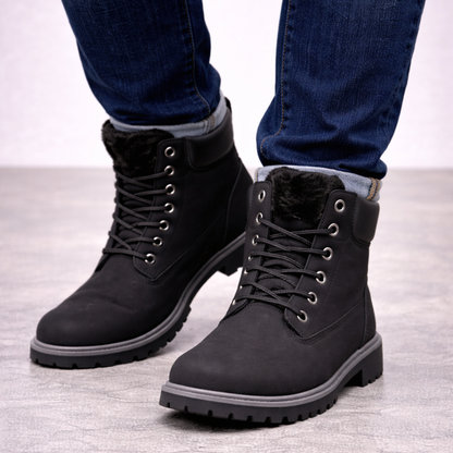 Botas de inverno com forro térmico para homem 