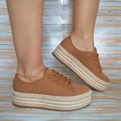 Mocassins com plataforma