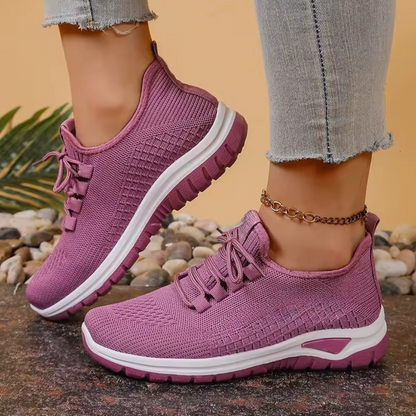 Ténis ergonómicos leves e respiráveis ​​para mulheres 