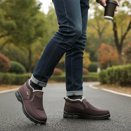 Sapato de Inverno Impermeáveis e Acolchoadas para Homem