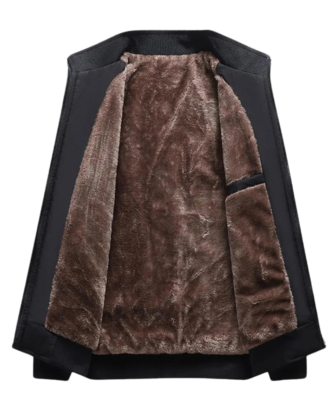 Casaco de homem com forro térmico, ideal para corrida.