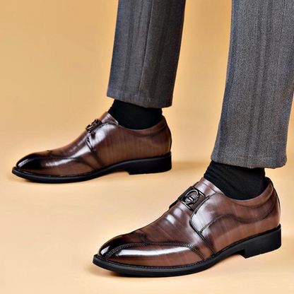 Sapatos Formais de Couro Genuíno de Alta Qualidade
