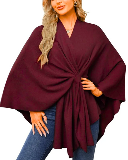 Poncho Elegante para Qualquer Ocasião