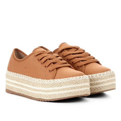 Mocassins com plataforma