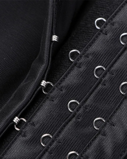 Body de Dupla Compressão com Gancho e Controlo de Abdominal